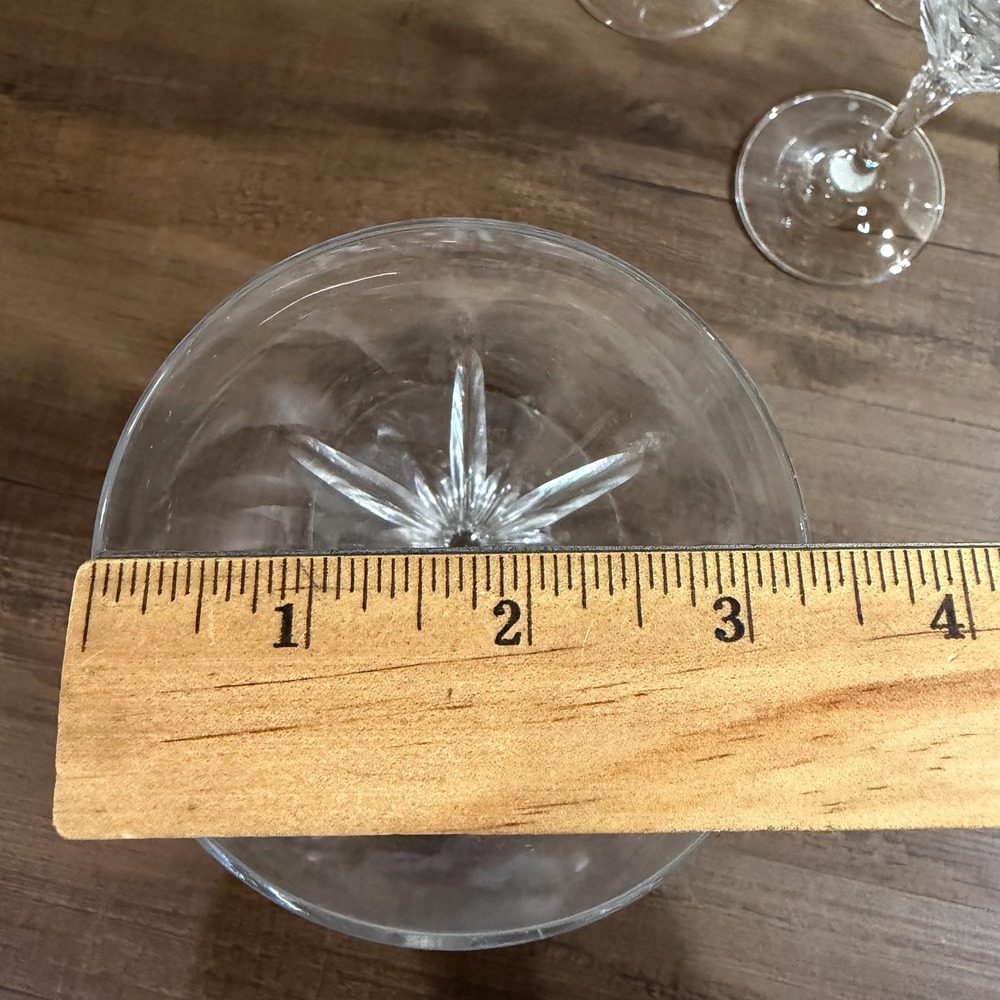 6 VTG 90s Schott Zwiesel Revue Crystal Wine Goblets German Crystal 8.25" Z Mark - Picture 10 of 10